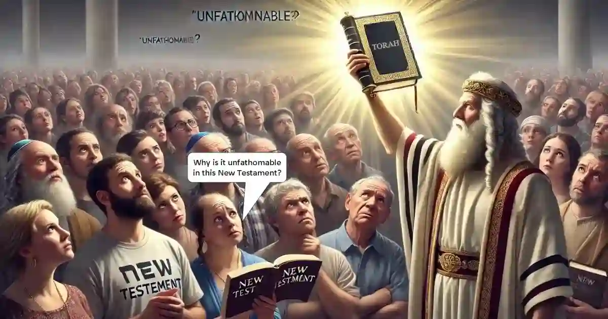Torah answers the Unfathomable scapegoat image by DALL-E AI