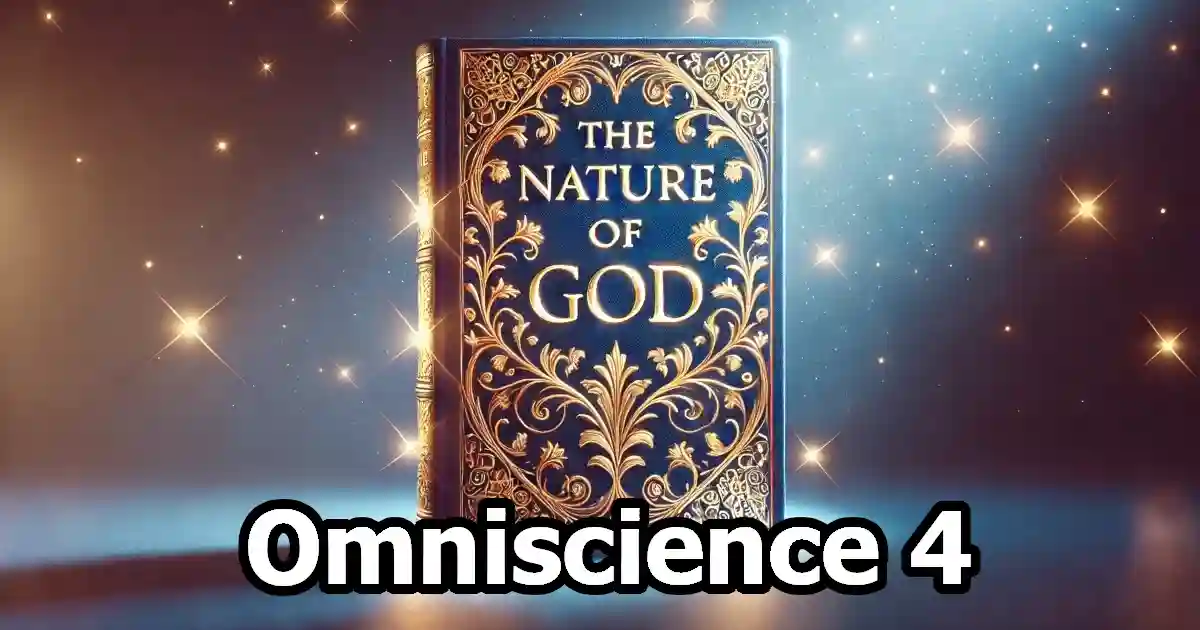 The Nature of GOD book image created by DALL-E AI with added Title