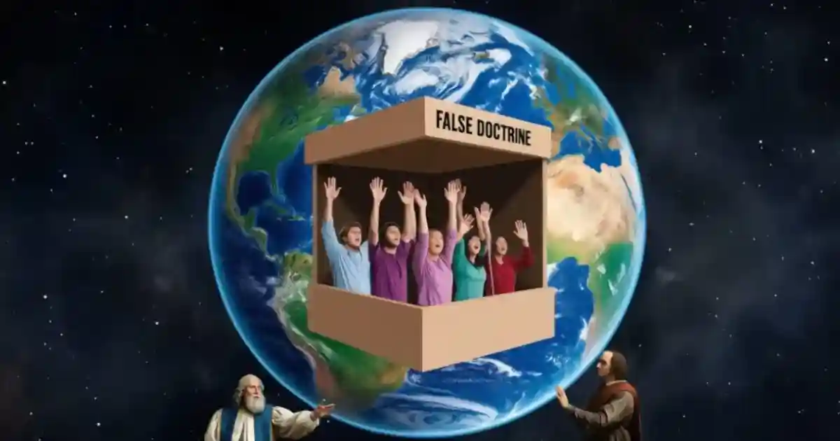 Galileo, Copernicus and the Box created by DALL-E AI