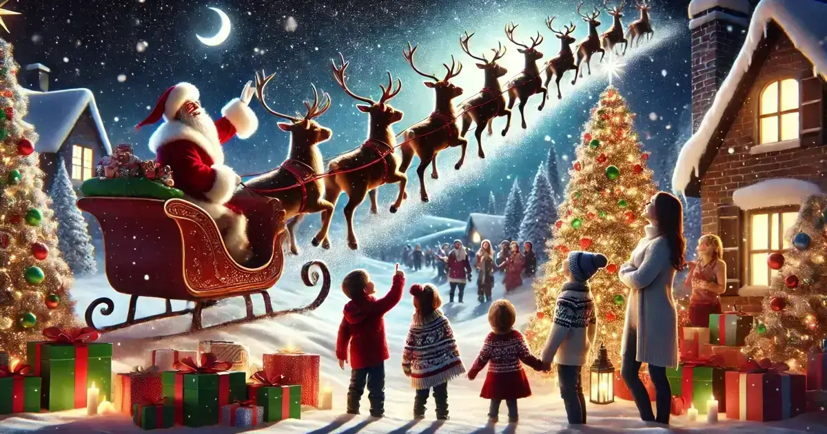Santa Claus Christmas created by DALL-E AI